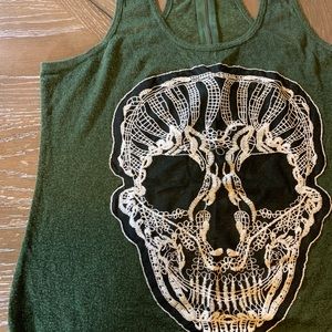 🍄 3/$25 Skull Racerback Tank